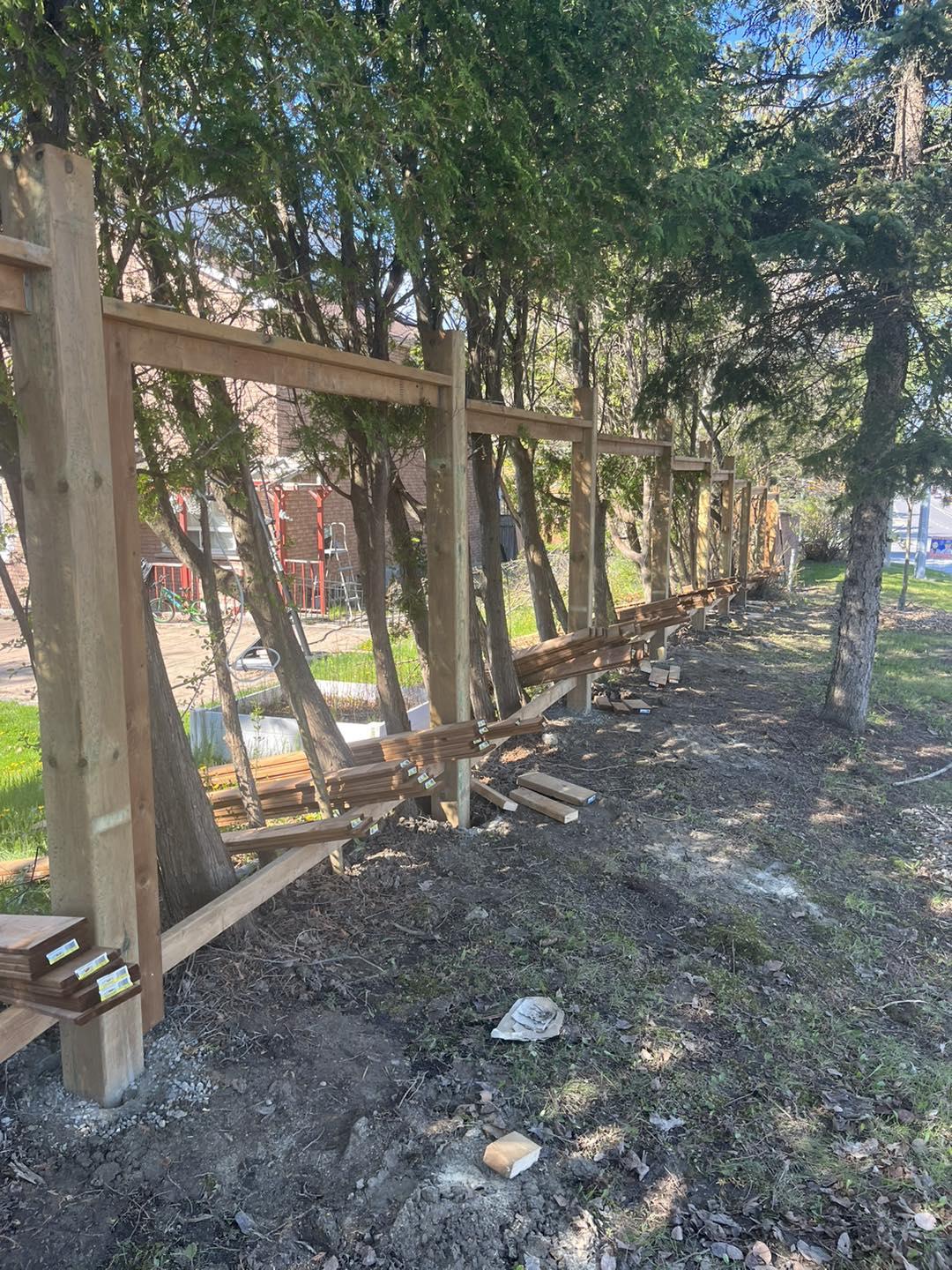 Full Perimeter Wood Privacy Fence — image 1