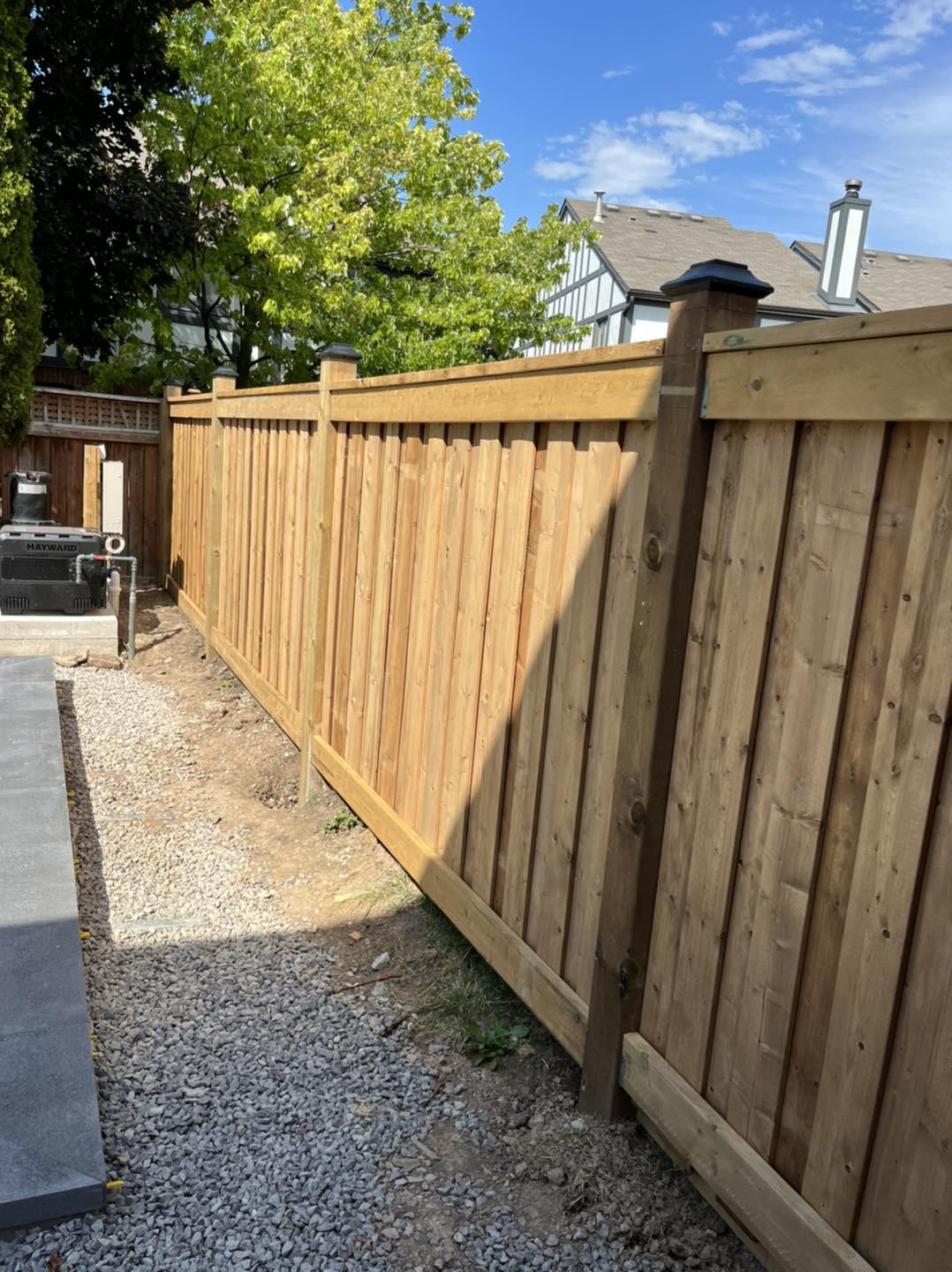 Cedar Privacy Fence Installation — image 1